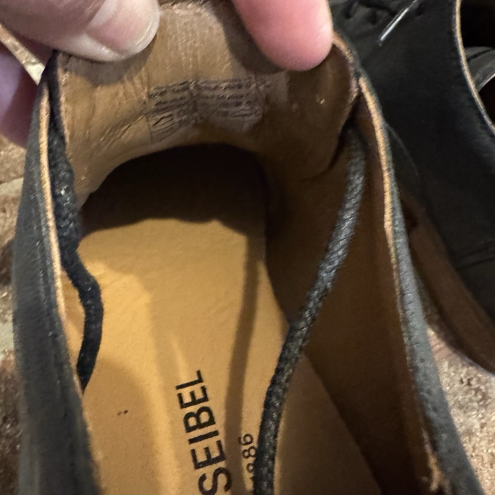 Josef Seibel Sienna 85 Oxford Casual Shoe Womens 7-7.5 EU 38 Black Leather #240 - Picture 12 of 16